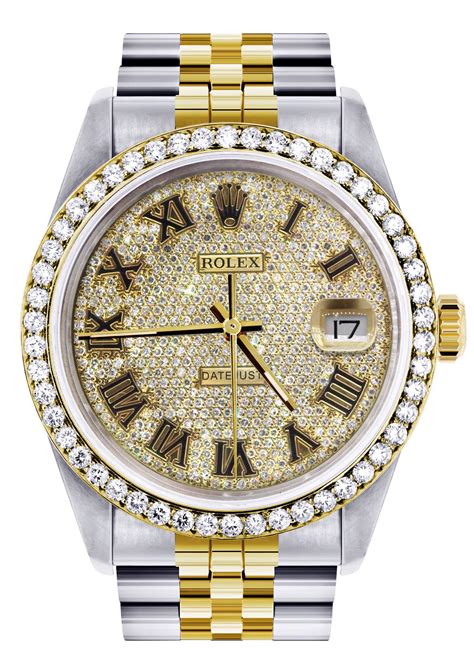 rolex diamond mens watch|rolex full diamond prix.